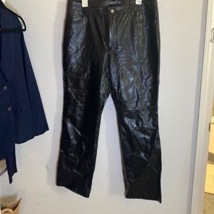 Vintage Gap leather bootcut pants